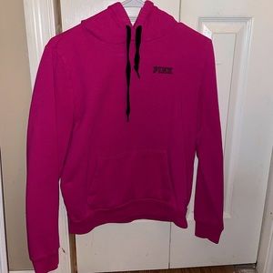 Hot pink PINK hoodie